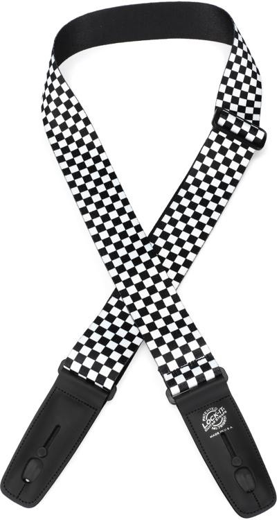 Lock-It Straps Plush Poly Strap - Checkerboard | Sweetwater