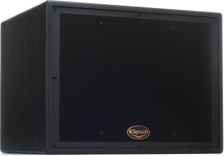 Klipsch KI115BSMAII Passive 400W Install Subwoofer Black Sweetwater