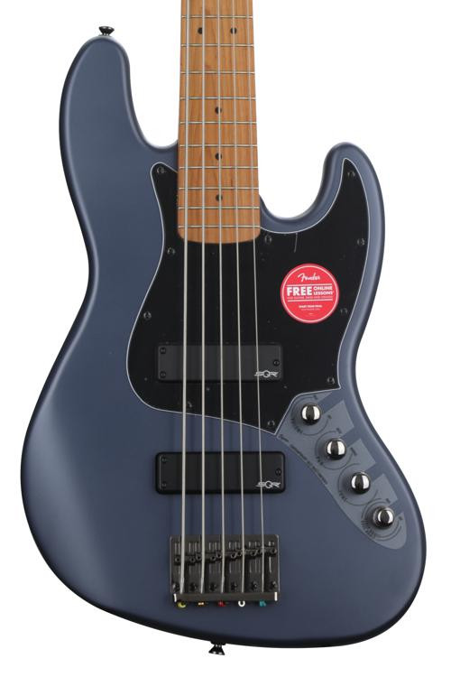 Squier Contemporary Active Jazz Bass V HH Midnight Satin Sweetwater