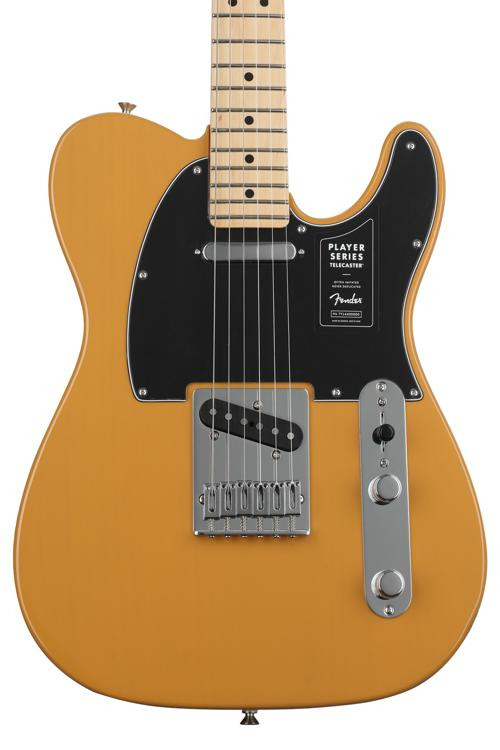 Fender Player Series Telecaster Butterscotch Blonde W Maple Fingerboard Sweetwater