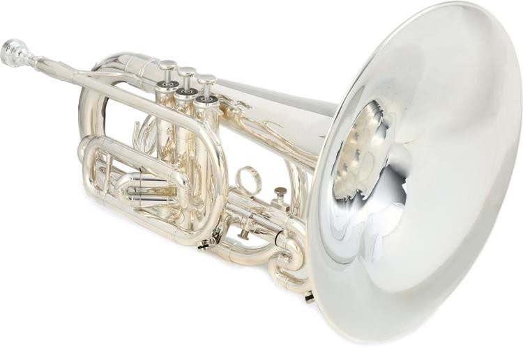 Jupiter JMP1101M Professional Marching Mellophone Silverplated