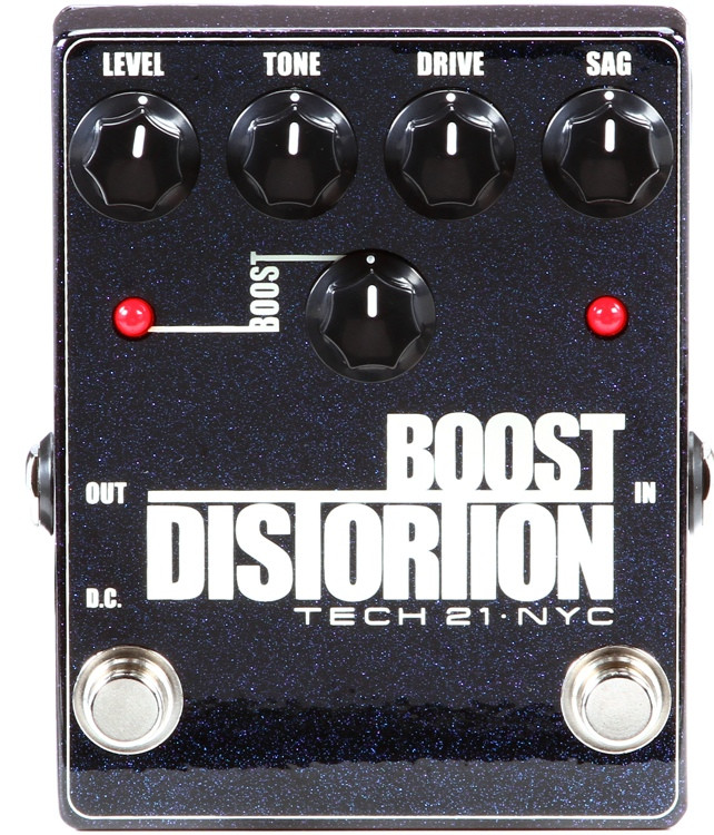 Tech 21 Boost Distortion Metallic Pedal Sweetwater