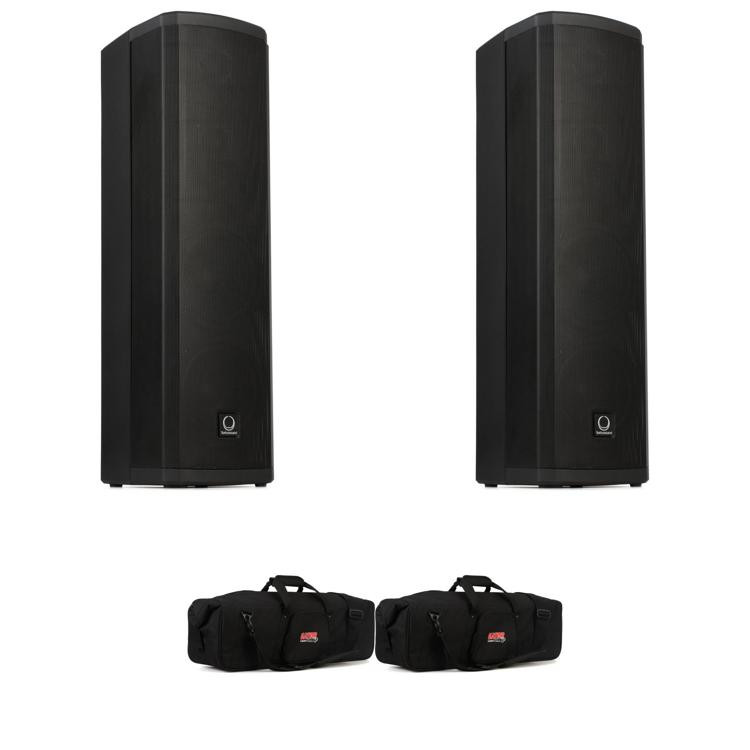 Turbosound iNSPIRE iP300 Active Column Speaker Pair With Bags Sweetwater