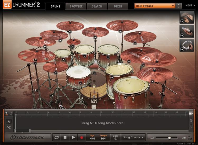 superior drummer 2.0 akai mpc compatibility