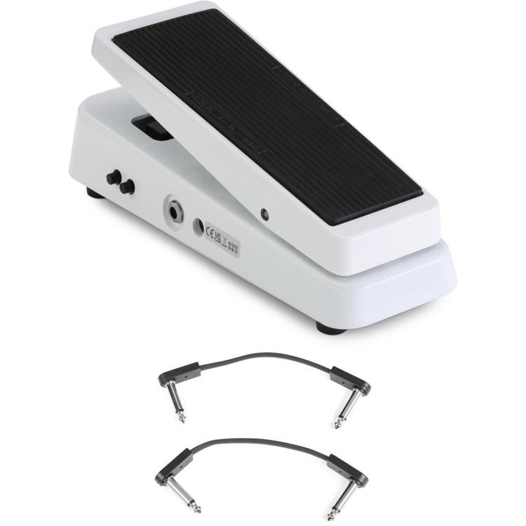 Dunlop 105Q Cry Baby Bass Wah Pedal with 3 Patch Cables Sweetwater