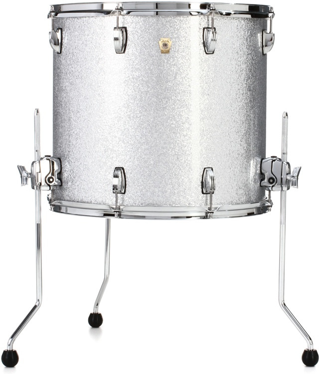 Ludwig Classic Maple Floor Tom 16 X 18 Inch Silver Sparkle Sweetwater