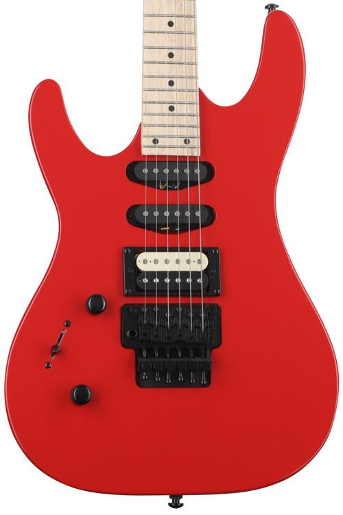 Kramer Striker HSS Lefthanded Electric Guitar Jumper Red Sweetwater
