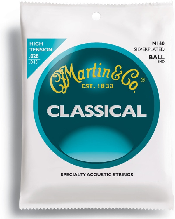 Martin M160 Silverplated Ball End Nylon Strings Sweetwater