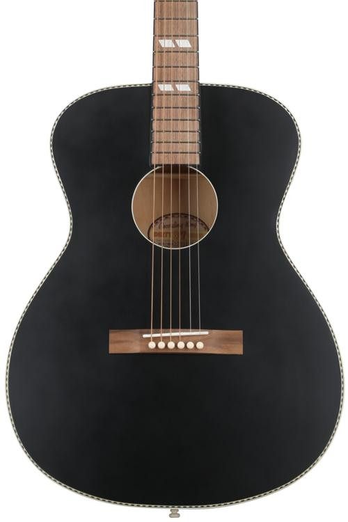 Recording King Dirty 30s Series 7 000 Acoustic Guitar Matte Black Sweetwater