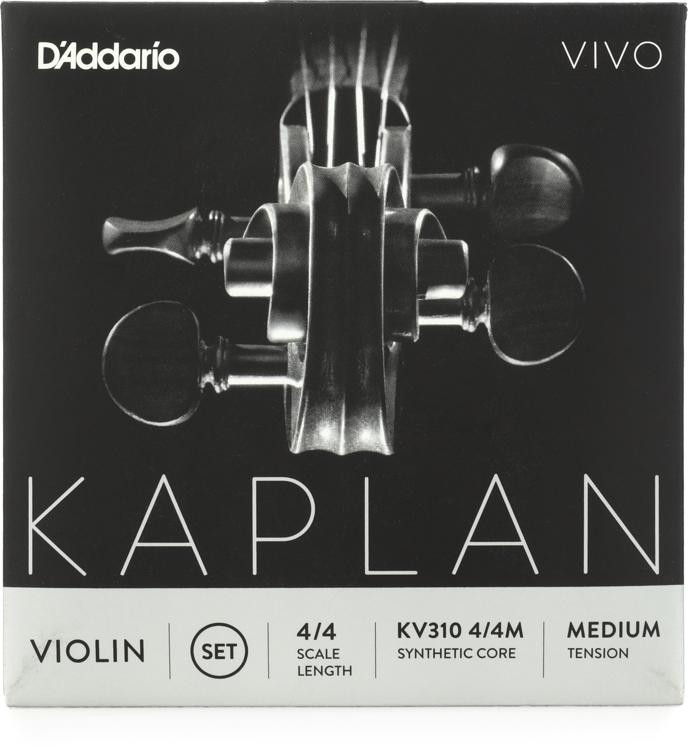 D'Addario KV310 Kaplan Vivo Violin String Set 4/4 Size Sweetwater