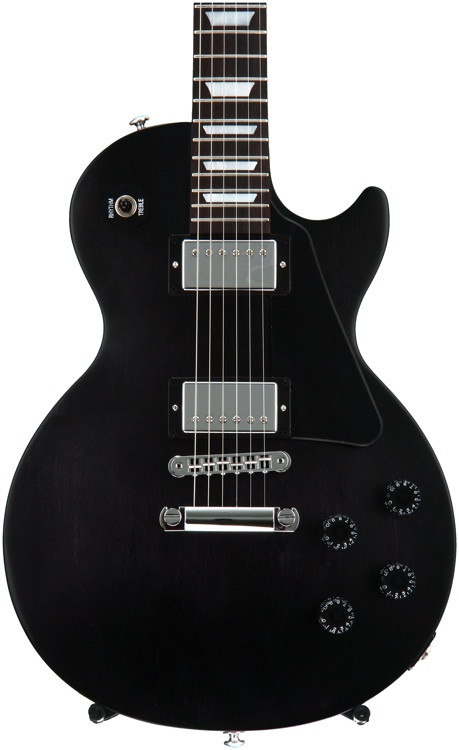 Gibson Les Paul Studio Faded 2016, High Performance - Satin Ebony, Chrome  Hardware | Sweetwater