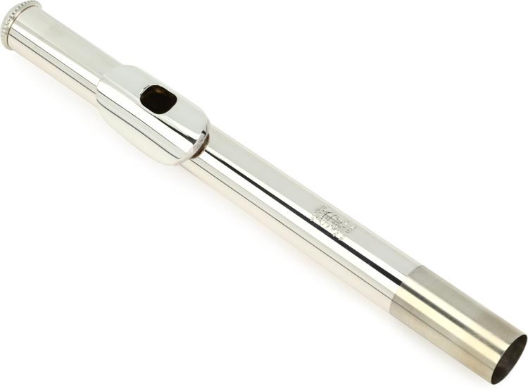 Wm. S. Haynes P Cut Flute Headjoint with 18karat Gold Riser and Silver