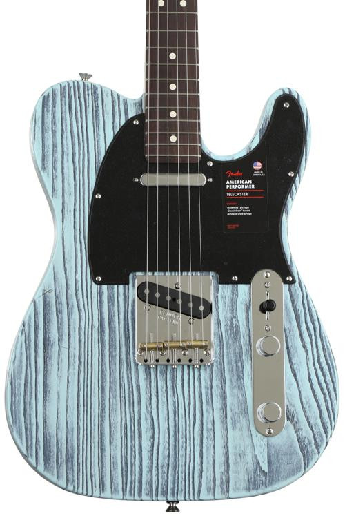 Fender American Performer Sandblasted Telecaster Daphne Blue