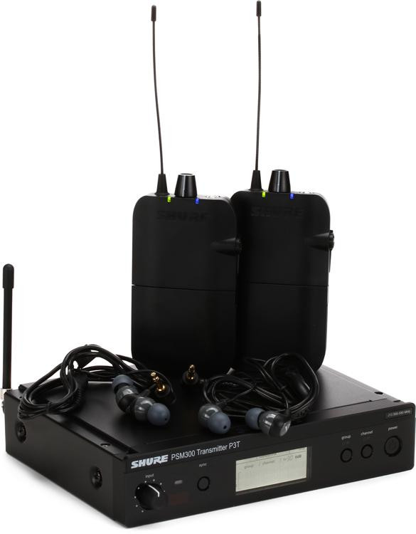 Shure PSM300 Twin Pack P3TR112TW Wireless Inear Monitor System J13