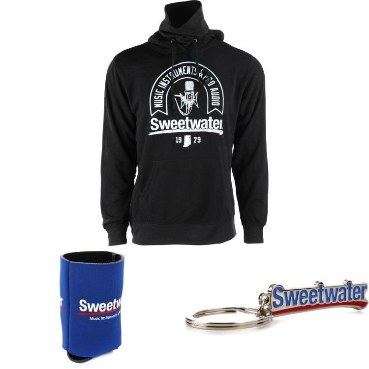 Sweetwater "Condenser" Graphic Hoodie with Neck Gaiter Gift Bundle X