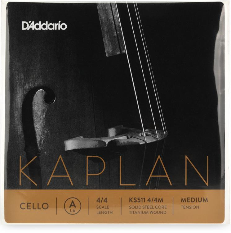 D'Addario KS511 Kaplan Cello A String 4/4 Scale Medium Tension