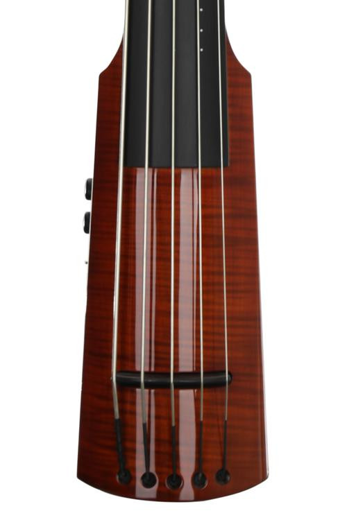 NS Design WAV5 Electric Upright Bass Amberburst Sweetwater