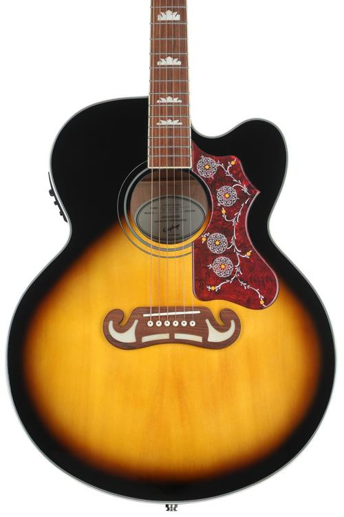 Epiphone J-200EC Studio Acoustic-Electric Guitar - Vintage