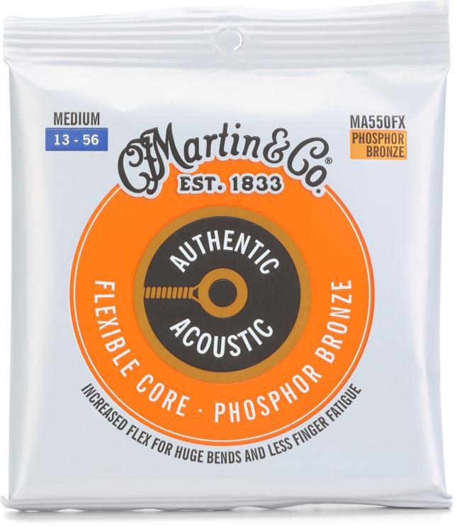 Martin MA550FX Authentic Flexible Core 92/8 Phosphor Bronze Acoustic