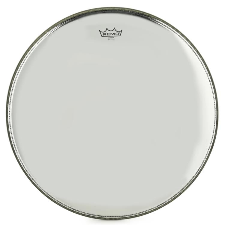 Remo Ambassador Starfire Chrome Bass Drumhead 22 inch Sweetwater