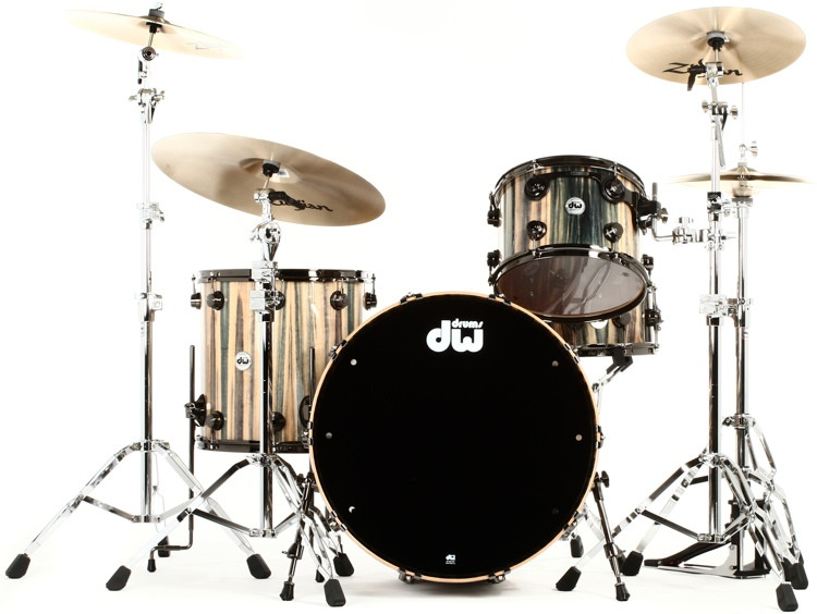 DW Collector's Exotic 4piece Drum Set Demo Dragonwood Sweetwater