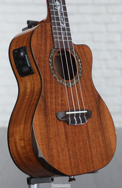 Luna Vineyard Koa Bevel Acoustic Electric Concert Ukulele Natural Reviews Sweetwater 0423