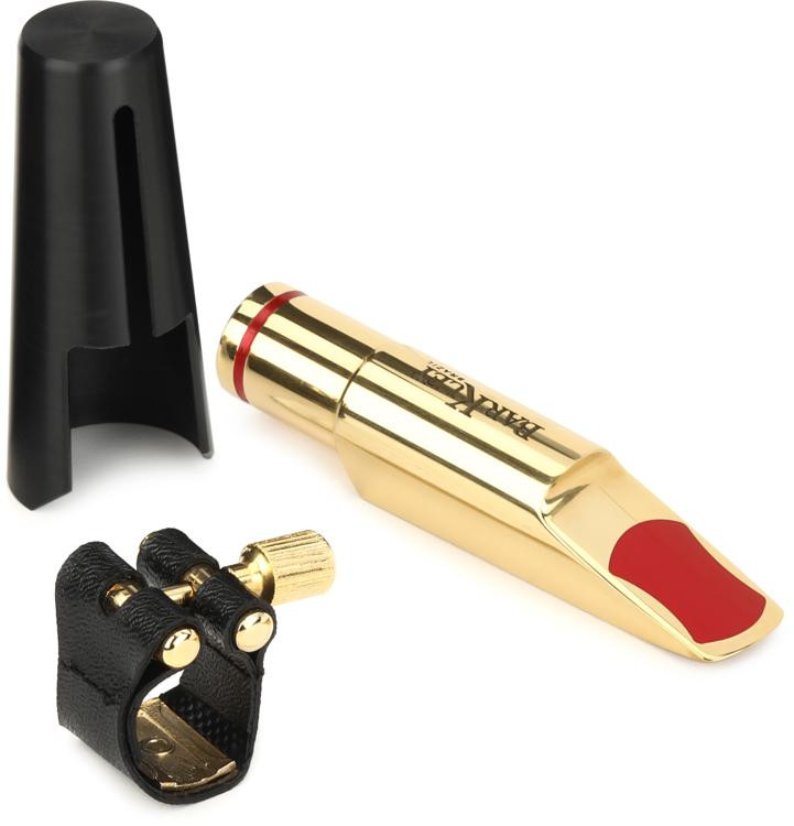 Barkley Malbec Gran Reserve Metal Alto Saxophone Mouthpiece 7, Gold