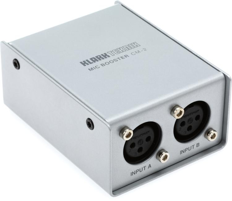 Klark Teknik MIC BOOSTER CM2 2 Channel Dynamic Microphone Booster