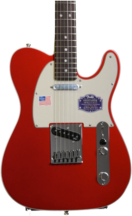 Fender American Deluxe Telecaster - Candy Apple Red, Rosewood | Sweetwater