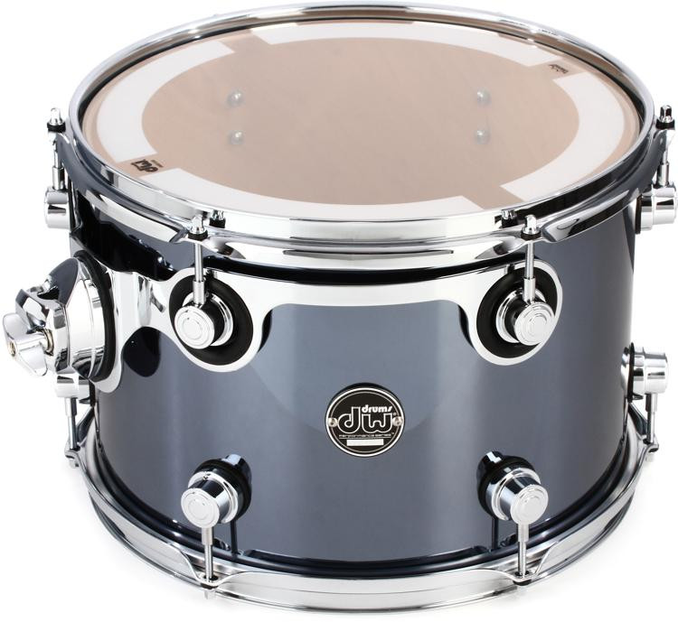 DW Performance Series Mounted Tom 9" x 13" Chrome Shadow FinishPly Sweetwater
