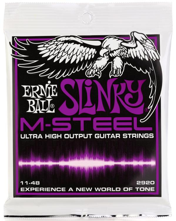 Ernie Ball 2920 Power Slinky MSteel Electric Guitar Strings .011