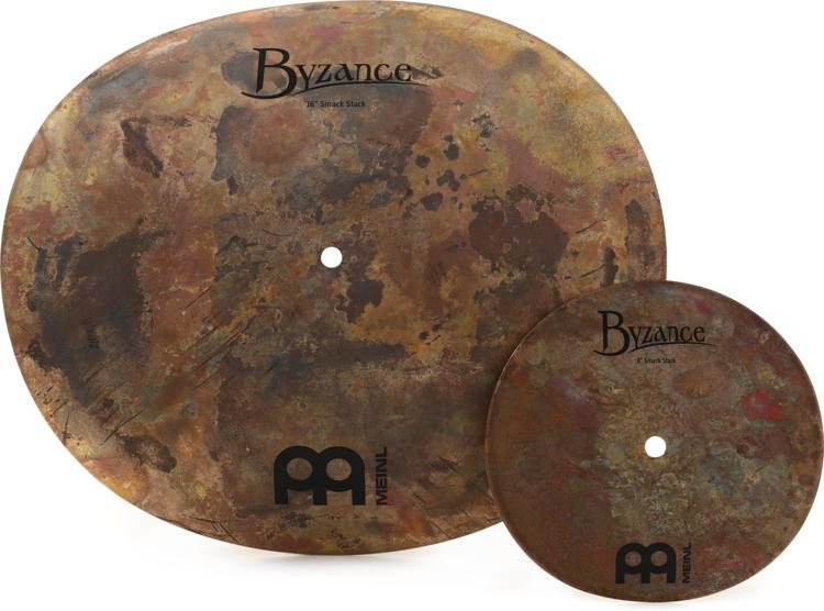 Meinl Cymbals Byzance Vintage Smack Stack Cymbals 8inch, 16inch