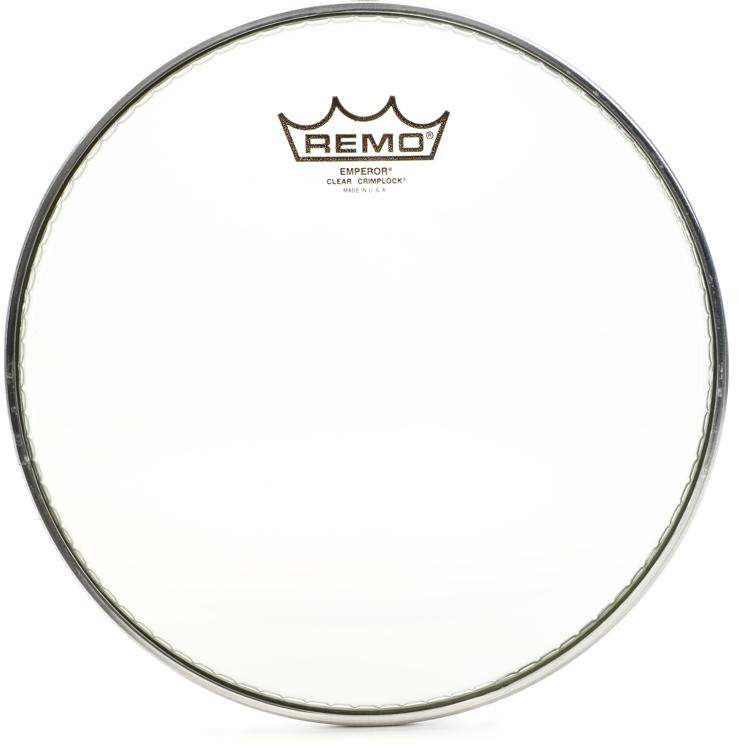 Remo Emperor Clear Crimplock Tenor Drumhead - 10-inch | Sweetwater