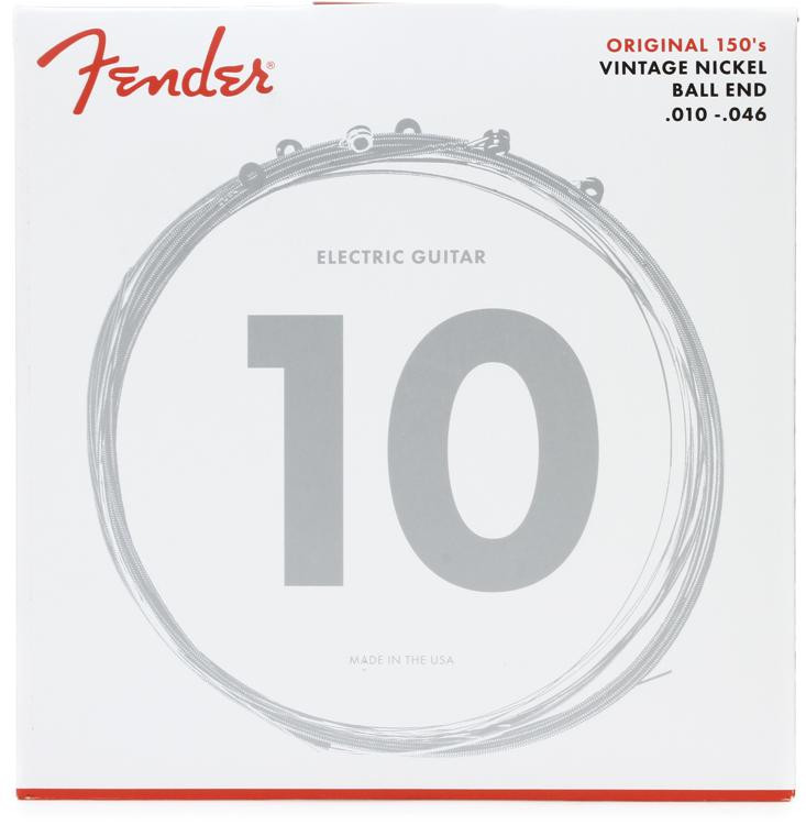 Fender 150R Original Pure Nickel Electric Strings - .010-.046 Regular ...