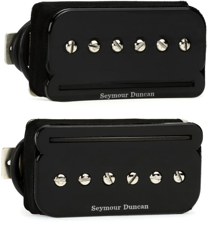 Seymour Duncan SHPR1s PRails 2piece Pickup Set Black Sweetwater