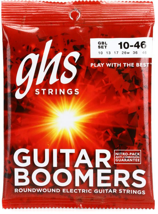 GHS GBL Guitar Boomers Roundwound Light Electric Guitar Strings ...