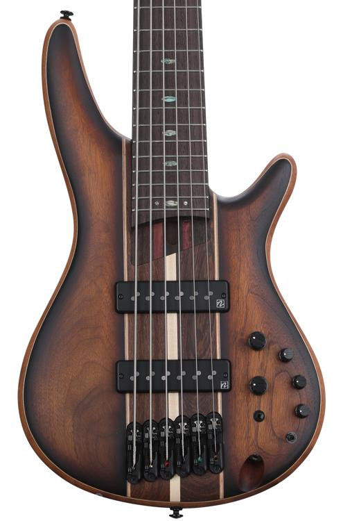 Ibanez Premium SR1356B 6-string Bass Guitar - Dual Mocha Burst Flat ...