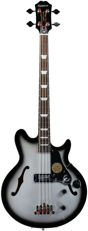 Epiphone Jack Casady Signature Bass - Limited Edition Silverburst