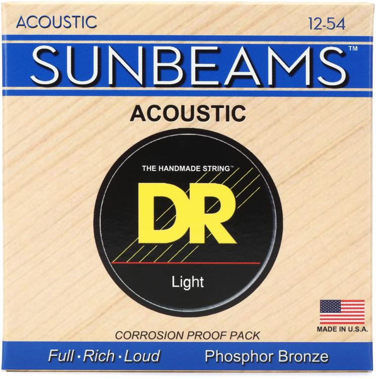 DR Strings RCA12 Sunbeam Phosphor Bronze Acoustic Guitar Strings