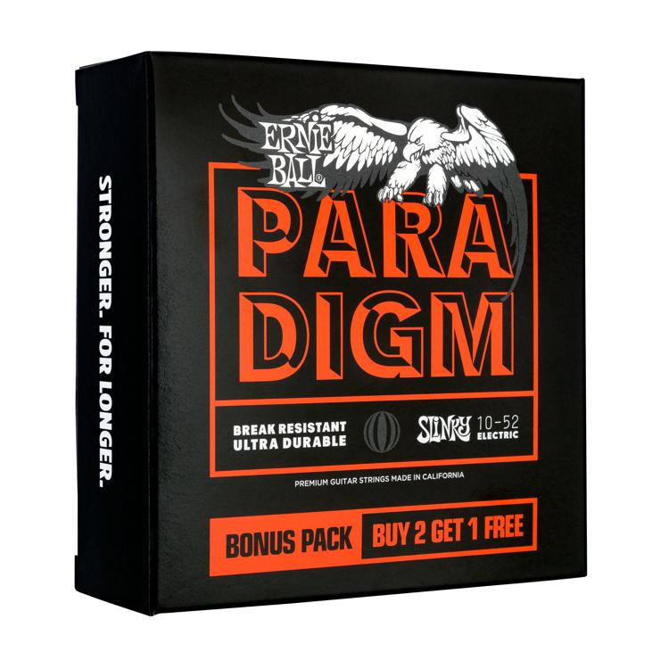 Ernie Ball Paradigm Electric Guitar Strings .010.052 Skinny Top Heavy