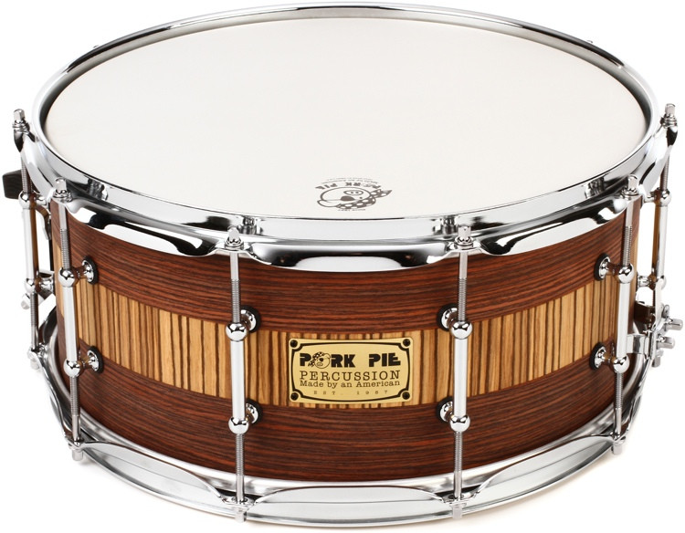 Pork Pie Percussion USA Maple Snare Drum 6.5 x 14 inch Rosewood