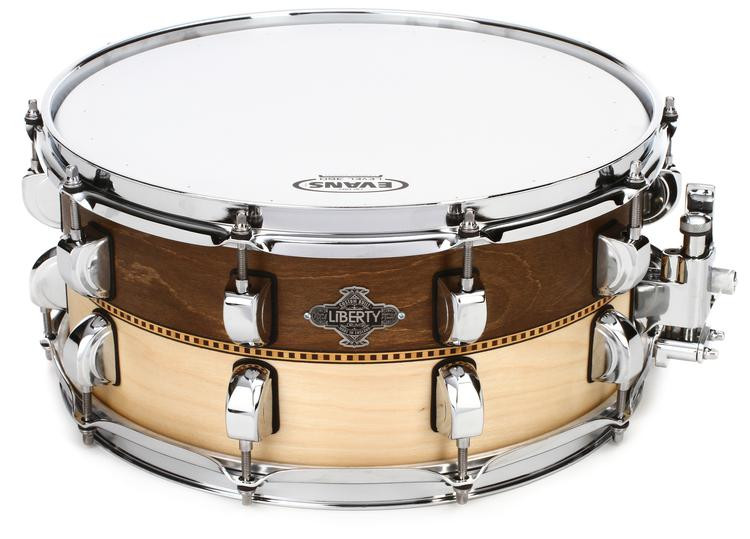 Liberty Drums Classic Series Birch Snare Drum with Box Inlay - 6.5