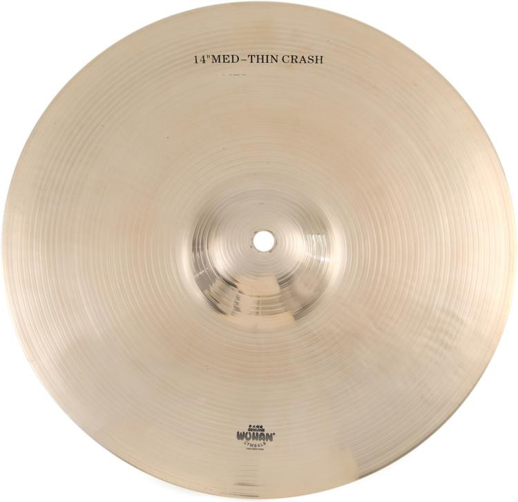 Wuhan Western Series Medium Thin Crash Cymbal 14 inches Sweetwater