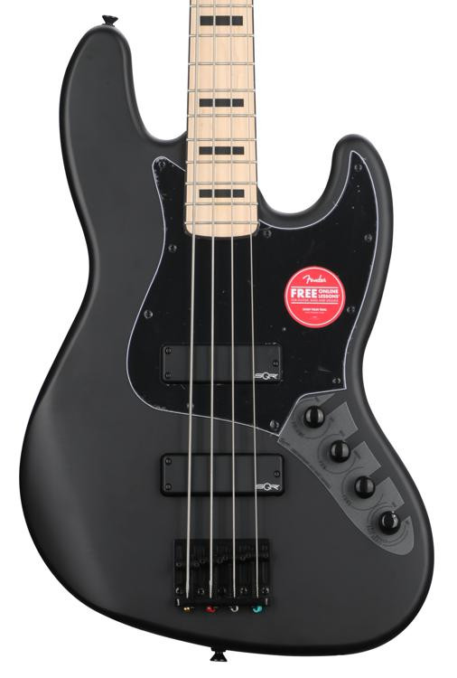 Squier Contemporary Active Jazz Bass HH Satin Black Sweetwater