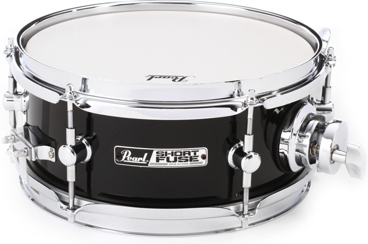 Pearl Short Fuse Snare Drum with ISS Mount 4 x 10 inch Jet Black Sweetwater