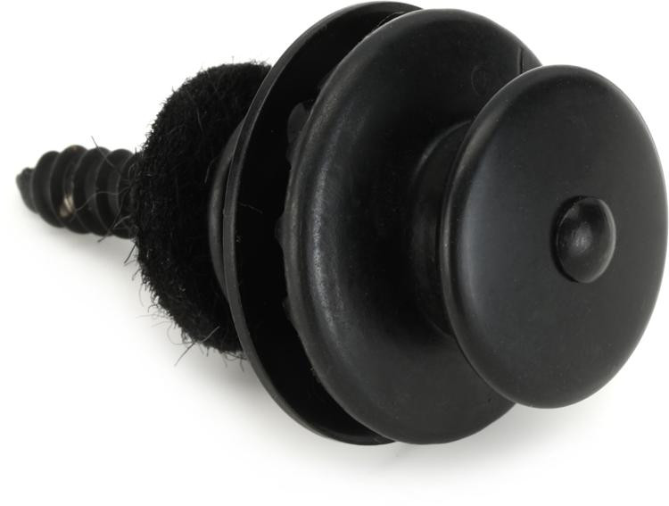 Loxx Strap Lock System for Guitar or Bass Black Finish Sweetwater