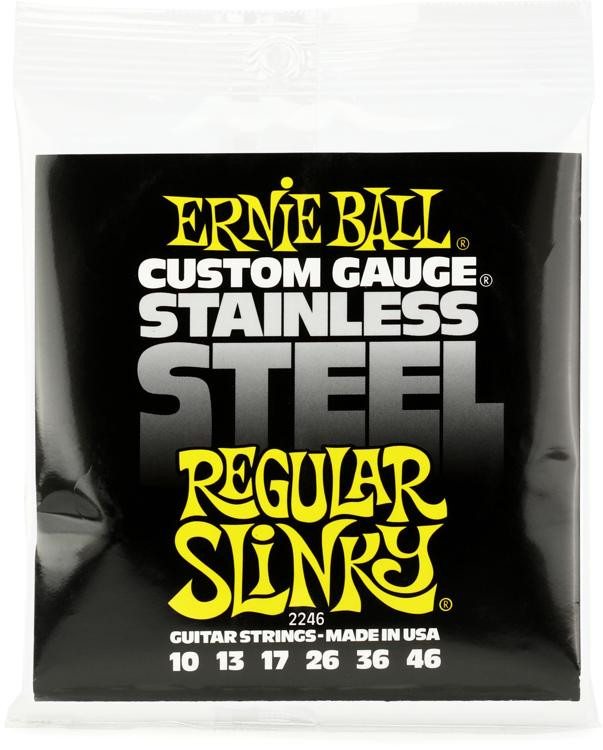 Ernie Ball 2246 Regular Slinky Stainless Steel Wound Electric Guitar