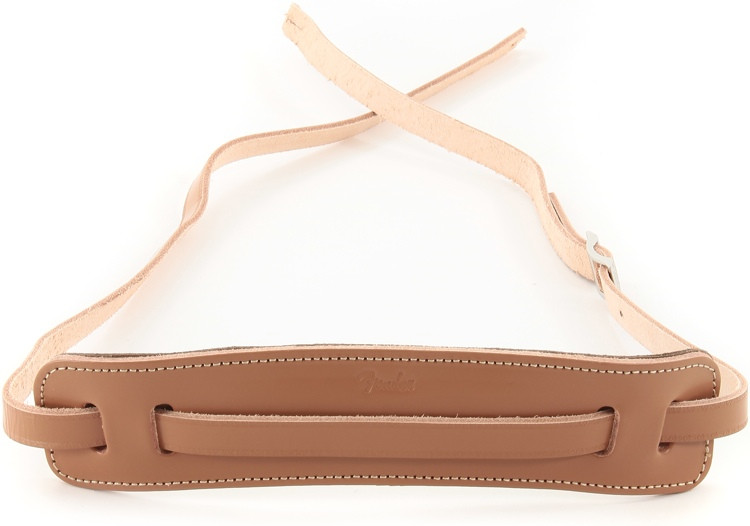 Fender Deluxe Vintage Leather Strap Natural Sweetwater