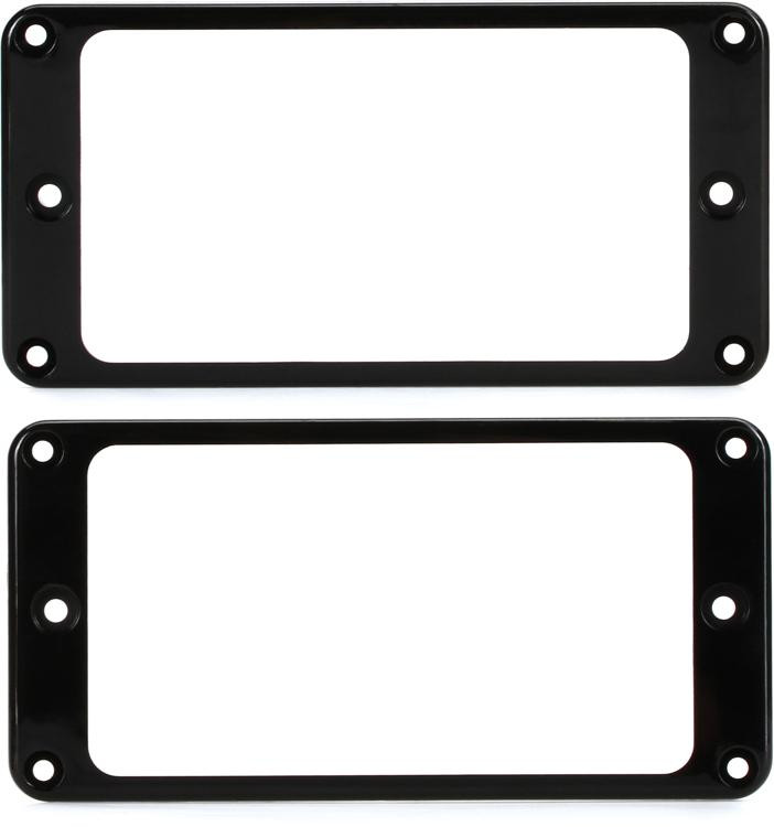 PRS Humbucker Pickup Rings - Black - Universal Angle | Sweetwater