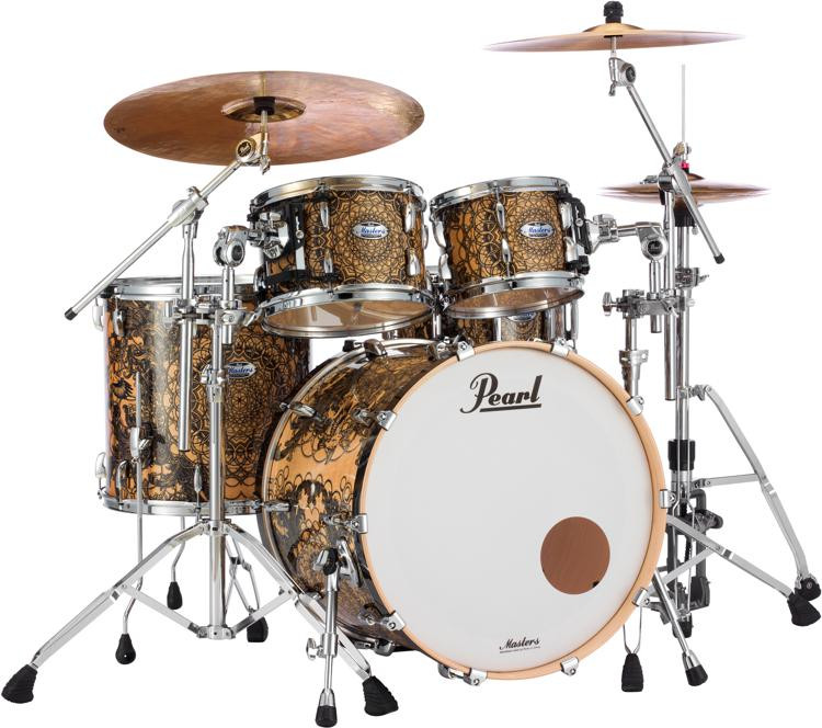 Pearl Masters Maple Complete Mct924xedp C 4 Piece Shell Pack Cain And Abel Sweetwater